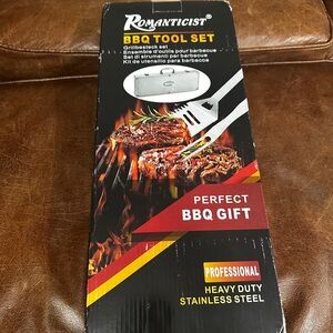 Romanticist BBQ Tool Set - Stainless Steel